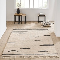 Ковер Килим Satie 120 x 170 см бежевый LA REDOUTE INTERIEURS  фото, kupilegko.ru